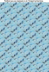 Flourish in Blue Backing Paper