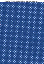 Glitter Stars in Dark Blue Backing Paper