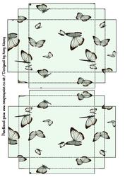 Butterfly Swarm Gift Box with Lid