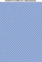 Glitter Stars in Pale Blue Backing Paper