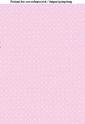 Glitter Stars in Pastel Pink Backing Paper