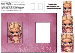 Belinda Fairy Foldback Card with Simple Pyramage