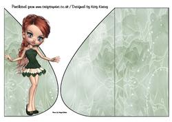Olivia Teardrop Card