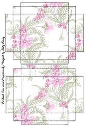 Pink Floral Gift Box with Lid
