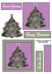 Oh Christmas Tree Simple Pyramage Sheet