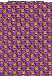 Gold and Purple Jewel Backing Paper