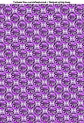 Silver and Purple Jewel Backing Paper