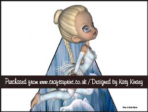 Winter Elf 3D Stand Up Pyramid Card Kit