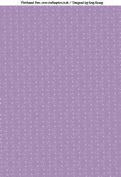 Twinkling Stars on Lilac Backing Paper