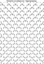 Treble Clefs Music Backing Paper