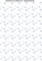 Stars in Silver Backing Paper