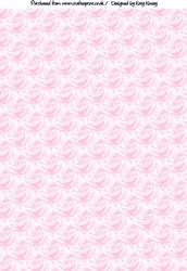 Soft Pink Roses Backing Paper