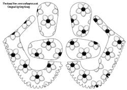 Daisy Dots 3D Baby Shoes