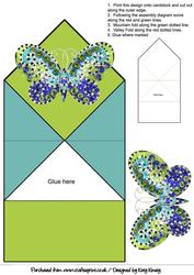 Jewelled Butterfly Pop Up Spring Card