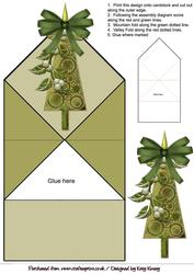 Christmas Tree Pop Up Spring Card