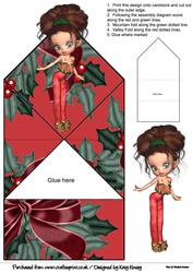 Twinkle Christmas Pixie Pop Up Spring Card