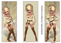 Alexis Set of Three Bookmarks