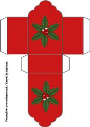 Christmas Holly Tag Gift Box
