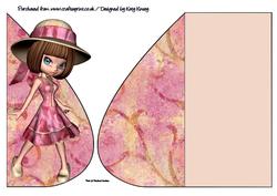Daphne Teardrop Card