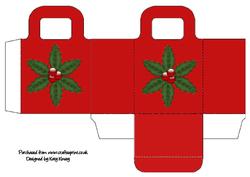 Christmas Holly Gift Bag