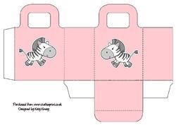 Cute Zebra Gift Bag