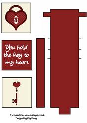 Key to My Heart Waterfall Sheet