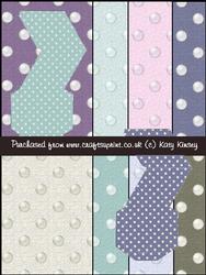 Set of Eight Pearly Pyramid Gift Boxes