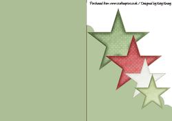 You're a Star A5 Shaped Front Print and Fold Card