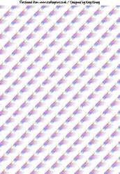 Rainbow Ribbon Backing Paper