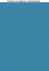 Blue Fairy Dust Backing Paper