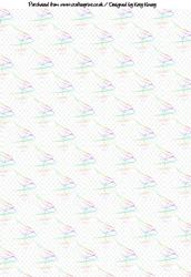Rainbow Swirl Backing Paper