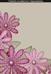 Full Bloom Backing Paper in Green