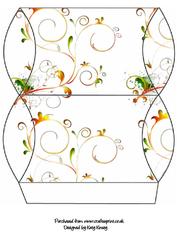 Swirly Girlie Pillow Gift Box