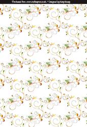 Swirly Girlie Backing Paper