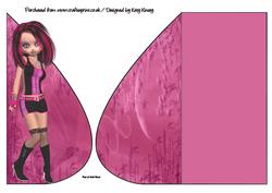 Elaine Teardrop Card