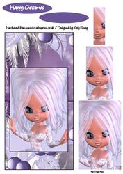Jackie Frost Christmas Over the Edge Card