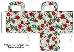 Christmas Jumble Gift Bag in Green