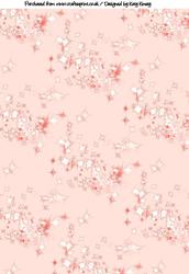 Peach Fairy Dust Backing Paper