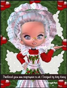 Mary Christmas A4 Tunnel Card Kit