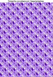 Purple Tropical Flowers Background Sheet