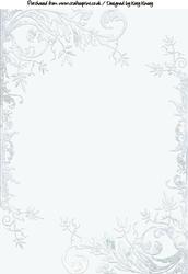 Leaf It Out in White Backing Paper