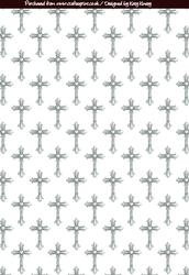 Diamond Crosses Backing Paper