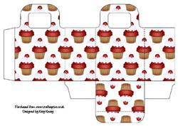 Strawberry Cupcake Gift Bag