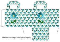 Blue Daisy Gift Bag