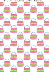 Pink Handbags Background Sheet #1