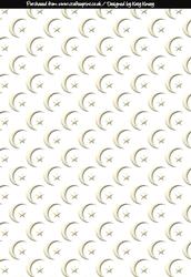 Moon and Stars Backing Paper in White
