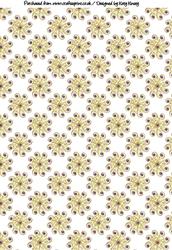 Jewelled Swirl Backing Paper in Gold and Purple
