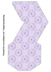 Cornflower in Lilac Pyramid Gift Box