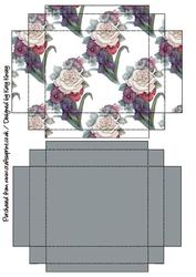 Floral Bouquet Gift Box with Lid
