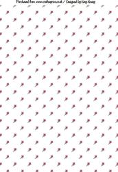 Tiny Pink Fairy Wands Backing Paper